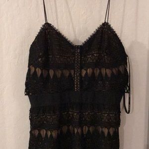 Self portrait NWT lace black dress